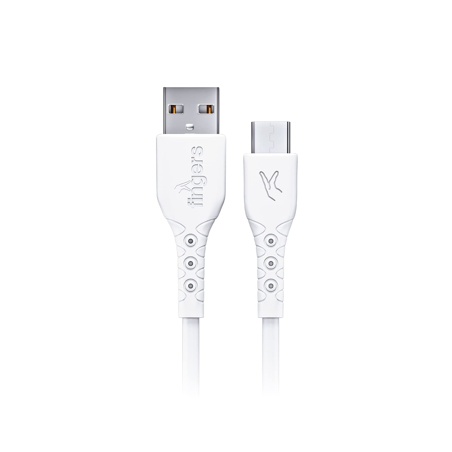 FINGERS FMC-Micro-04 Mobile Cable with Fast Charing and Data Transfer (White)