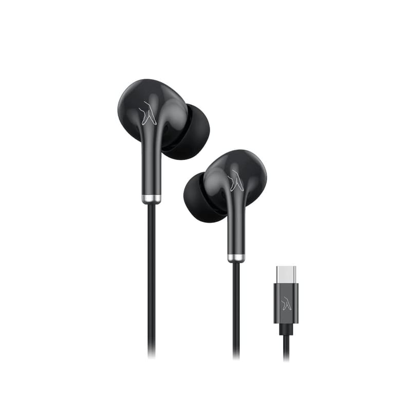 FINGERS AudioPop-C in-Ear Wired Earphone with Type-C Connector (Powerful Bass with 10 mm Neodymium Drivers | in-Built Mic with Controller | 1.2 m Sturdy Cable | Free Zip Case)