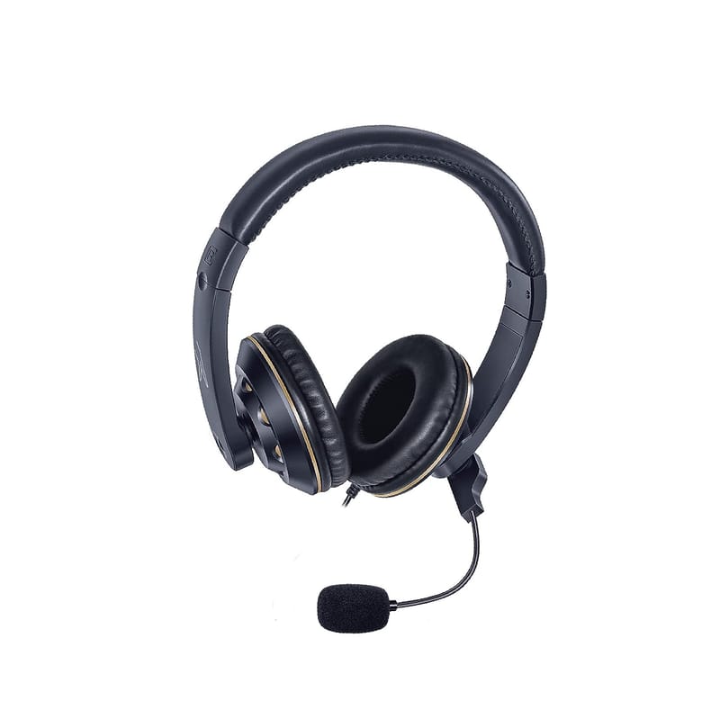 FINGERS USB-Tonic H9 Wired On-Ear Headset with Adjustable Mic