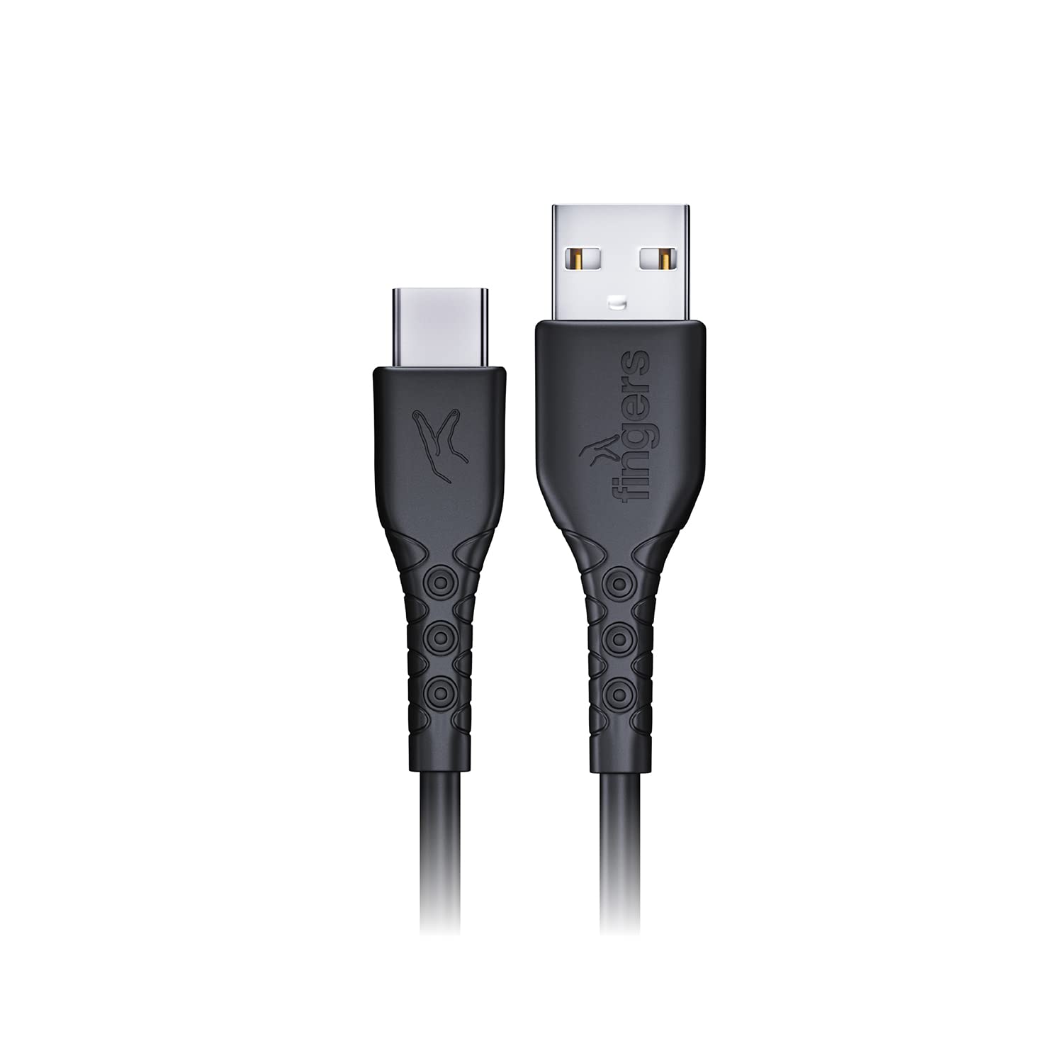 FINGERS FMC-Micro-04 Mobile Cable with Fast Charing and Data Transfer (Black)