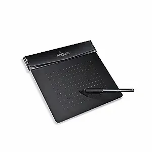 FINGERS ArtisticSoul 504 Digital Drawing Graphics Pen Tablet, Black