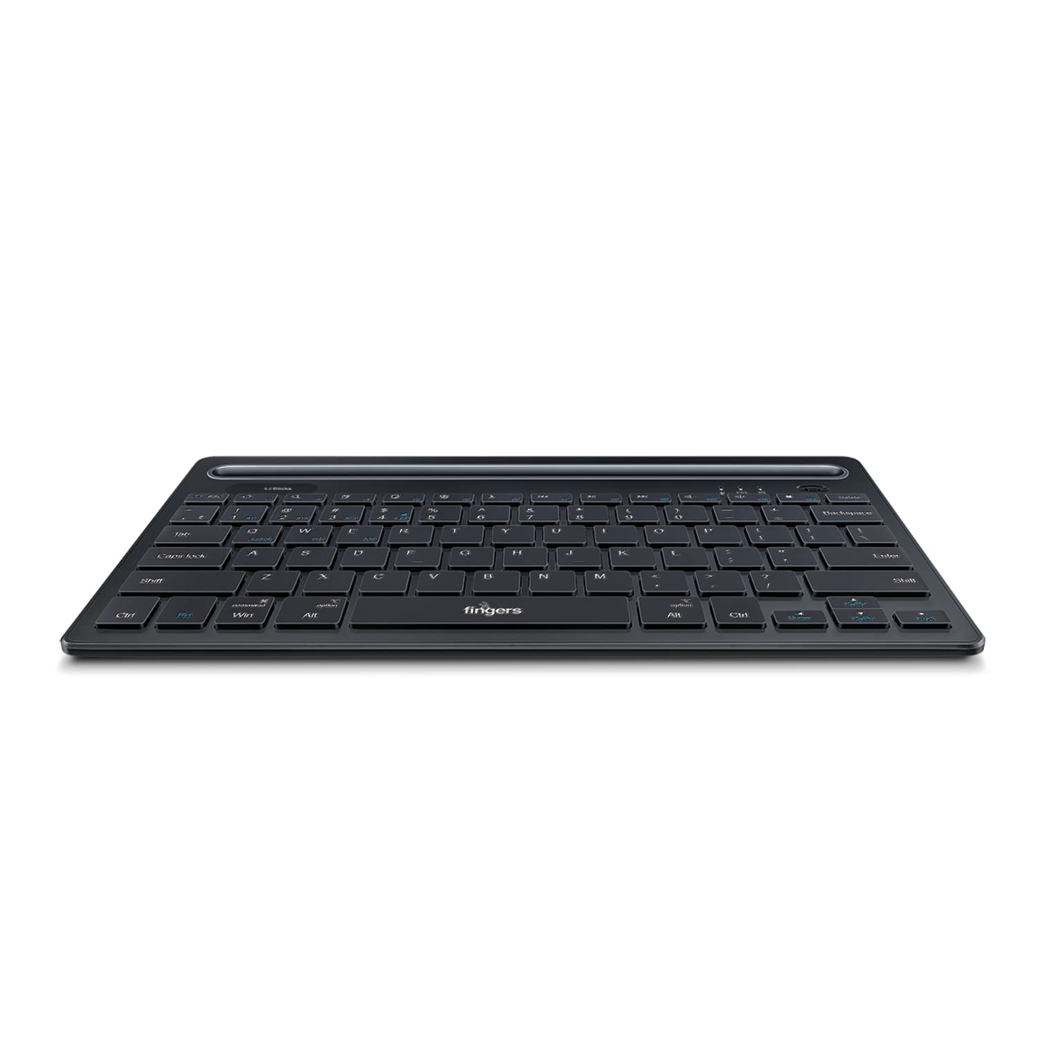 FINGERS Lil Clicks Bluetooth Wireless Mini Keyboard (Bluetooth + Wireless 2.4 GHz | Compatible with Windows, macOS, Android, Linux & Chrome OS)