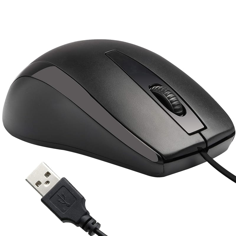 ZEBRONICS Zeb-Alex Wired USB Optical Mouse with 3 Buttons