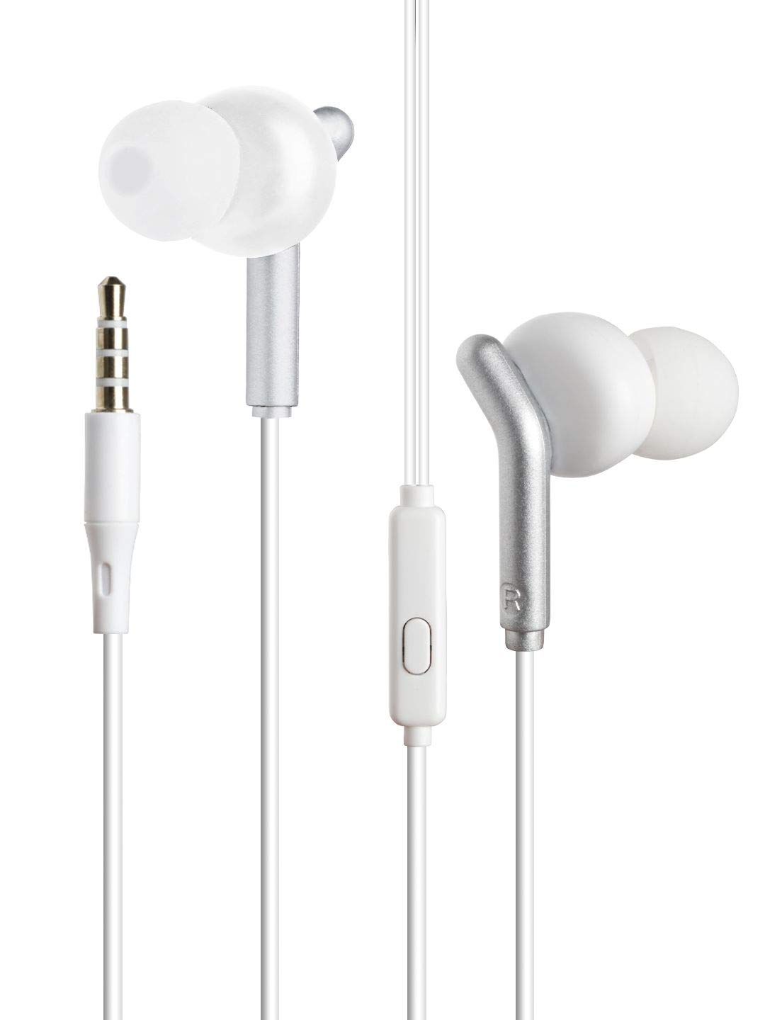 ZEBRONICS Zeb-Bro Wired Earphone (White)