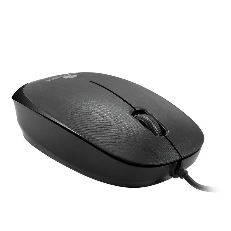 ZEBRONICS Zeb-Power Wired USB Mouse, 3-Button, 1200 DPI Optical Sensor, Plug & Play, for Windows/Mac