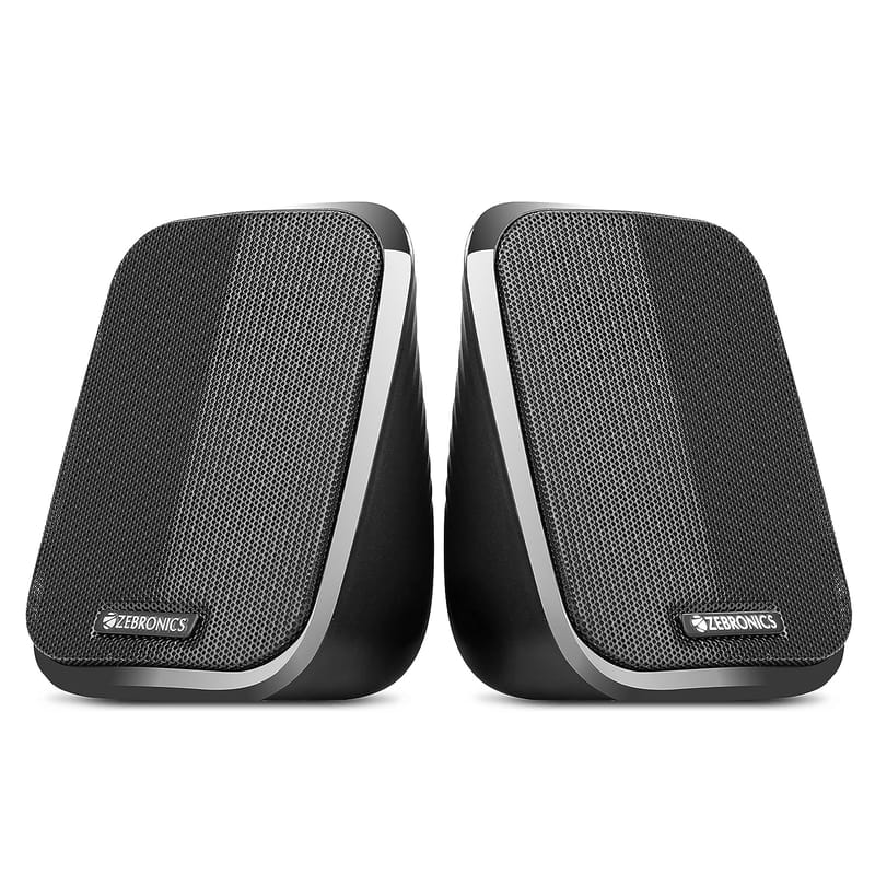 ZEBRONICS Zeb-Fame 5watts 2.0 Multi Media Speakers with AUX, USB and Volume Control (Black)