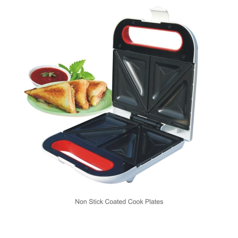 Inalsa Phoenix Sandwich Maker|750 Watts (White/Red)