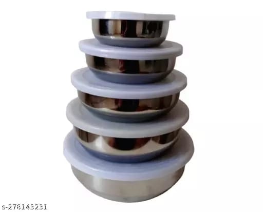 JSH 5 PCS LID BOWL SET