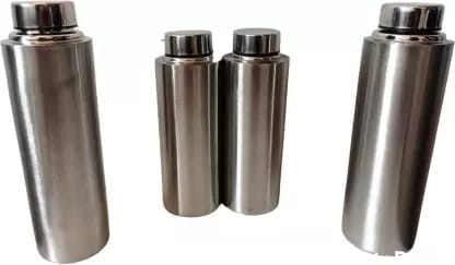 JSH 4 PC STAINLESS STEEL WATER BOTTLE