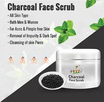 Khadi Rang Charcoal Face Scrub-100gm