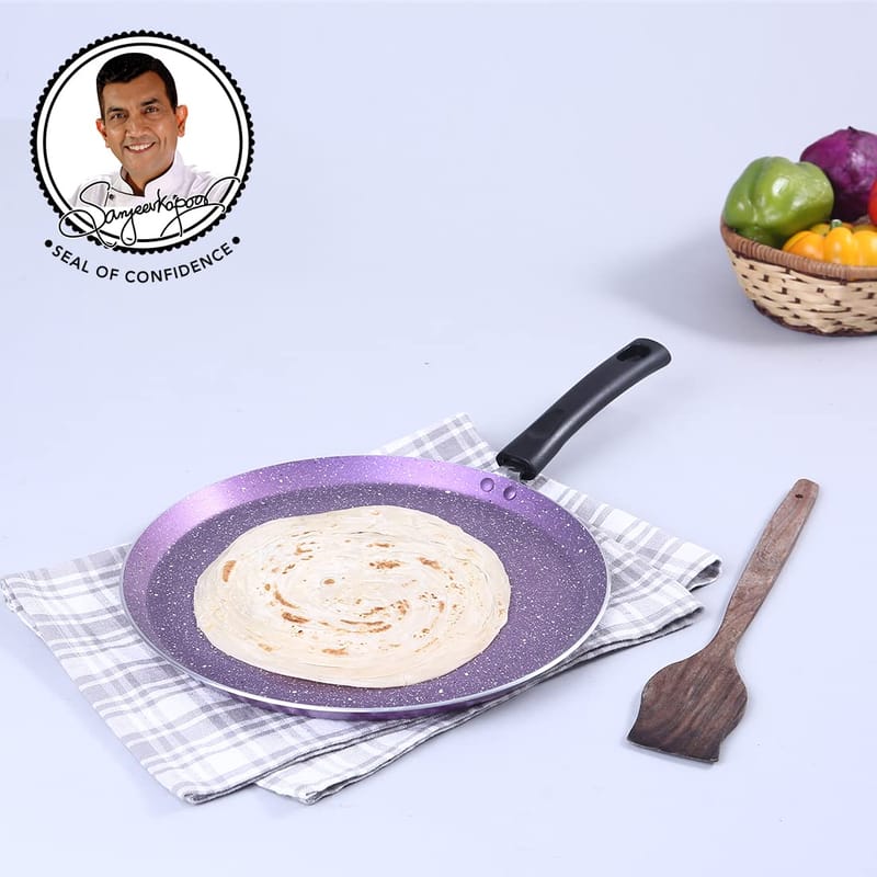 Wonderchef Tivoli Tawa 28 Cm Diameter (Aluminium, Non-Stick, Induction Bottom)