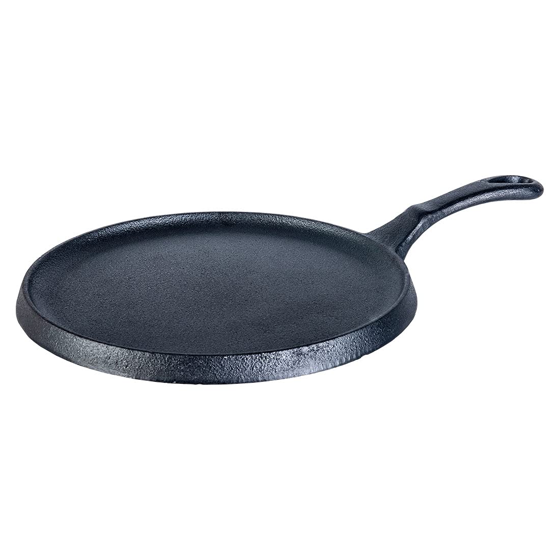 Wonderchef Forza Cast-Iron 25 cm Dosa Tawa Pan | Pre-Seasoned Cookware | Induction Friendly | 3.8 mm| with Lifetime Exchange Warranty