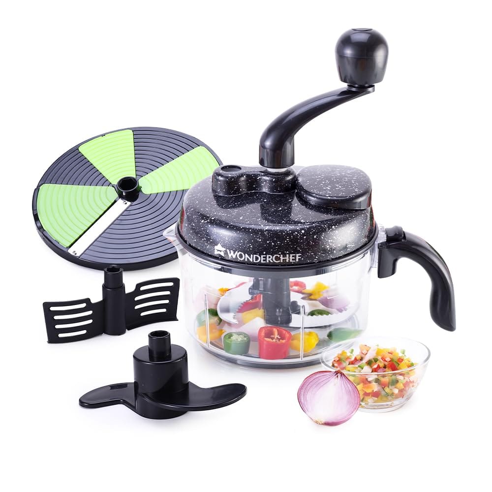 Wonderchef Smart Turbo Chopper 3-in-1 Chop | Mince | Whip | 1 Year Warranty