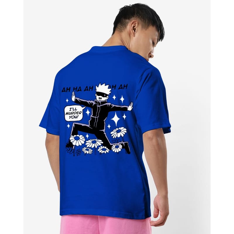 Streetmode I'll Murder You Royal Blue T-Shirt for Men