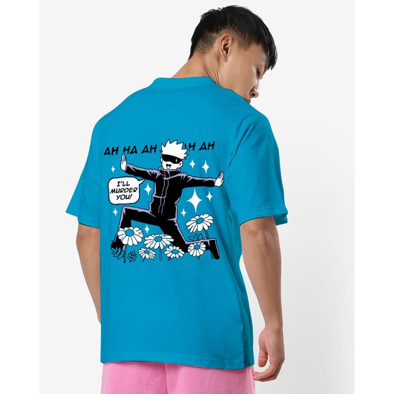 Streetmode I'll Murder You Teal Blue T-Shirt for Men