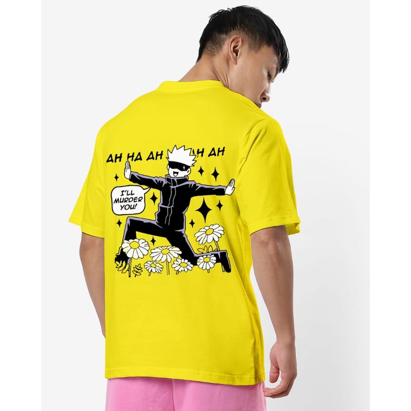 Streetmode I'll Murder You Yellow T-Shirt for Men