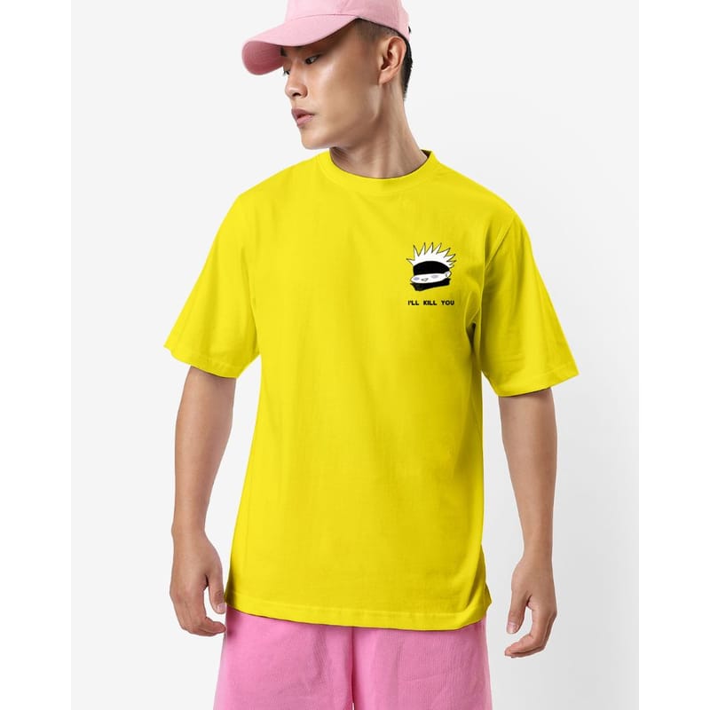 Streetmode I'll Murder You Yellow T-Shirt for Men