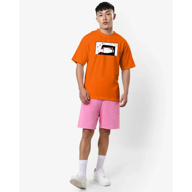 Streetmode Ithachi Orange T-Shirt for Men