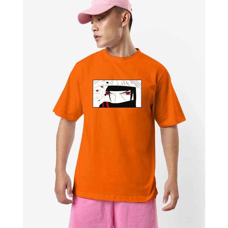 Streetmode Ithachi Orange T-Shirt for Men