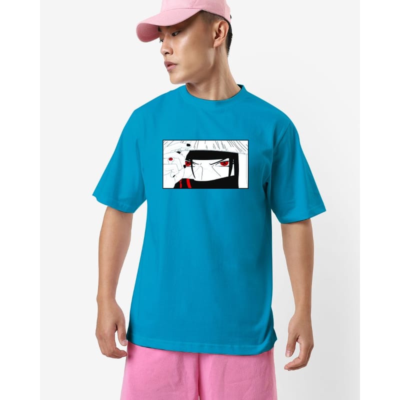 Streetmode Ithachi Teal Blue T-Shirt for Men