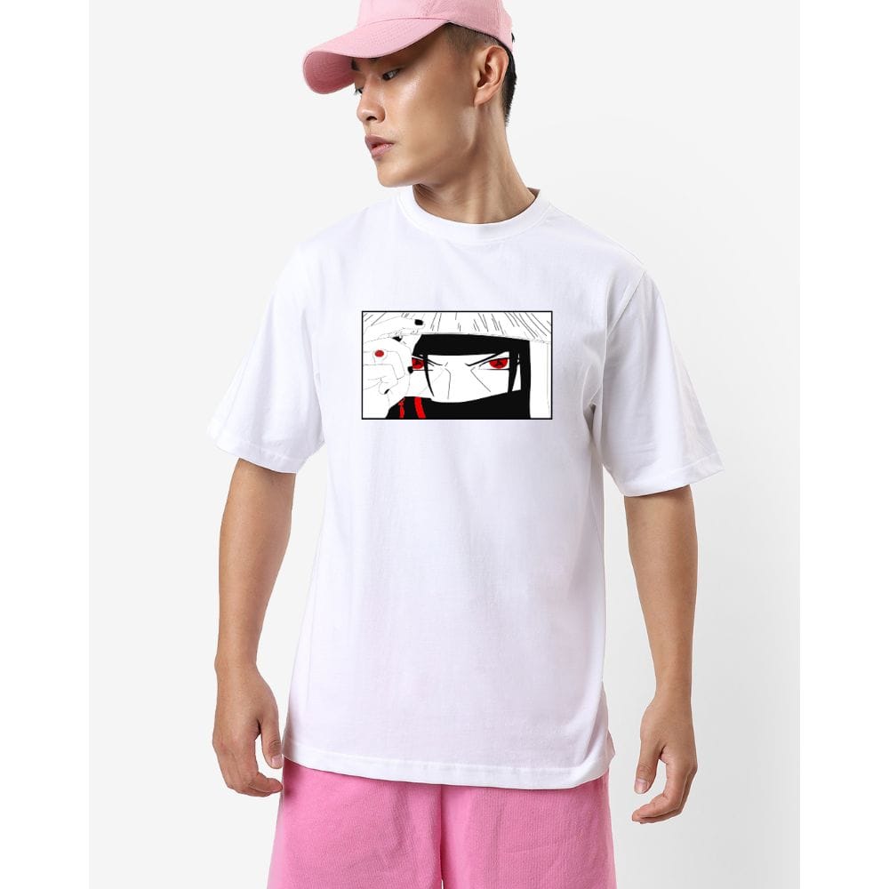 Streetmode Ithachi White T-Shirt for Men