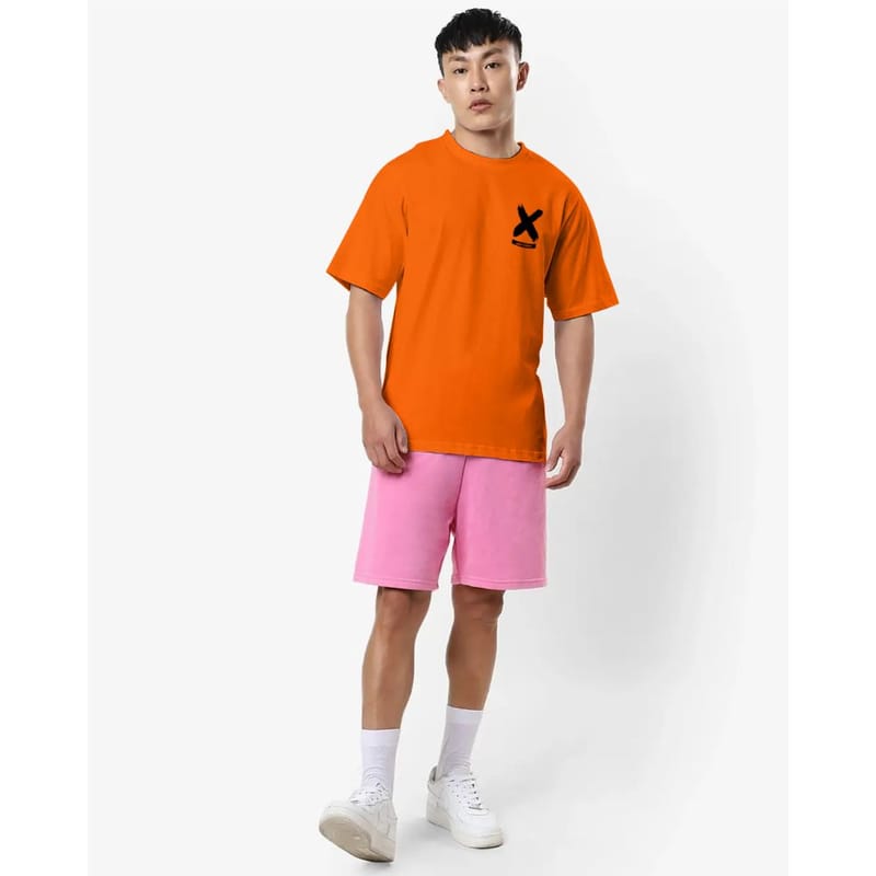 Streetmode Keep Happy Orange T-Shirt for Men