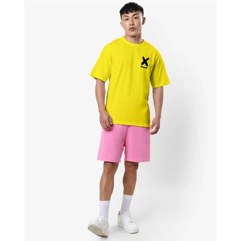 Streetmode Keep Happy Yellow T-Shirt for Men