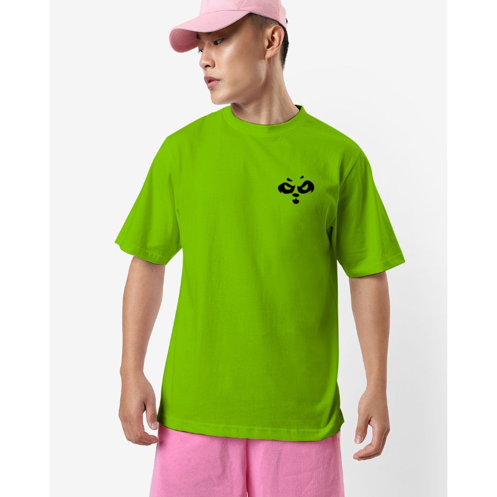 Streetmode Panda Green T-Shirt for Men