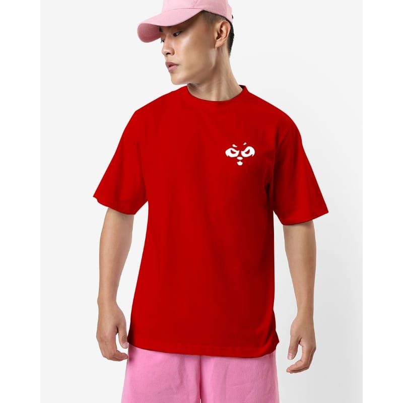 Streetmode Panda Red T-Shirt for Men