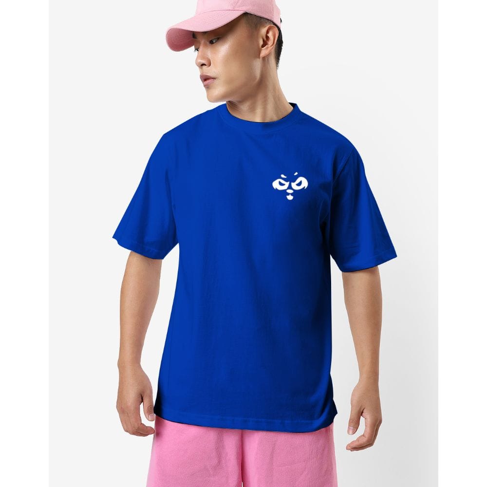 Streetmode Panda Royal Blue T-Shirt for Men