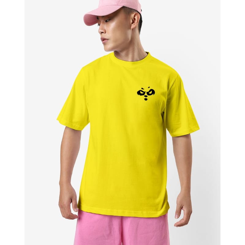 Streetmode Panda Yellow T-Shirt for Men