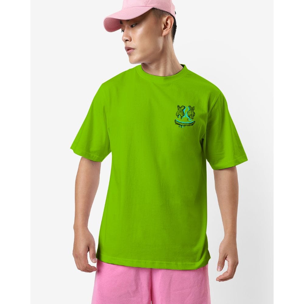 Streetmode Summery Eraser Green T-Shirt for Men