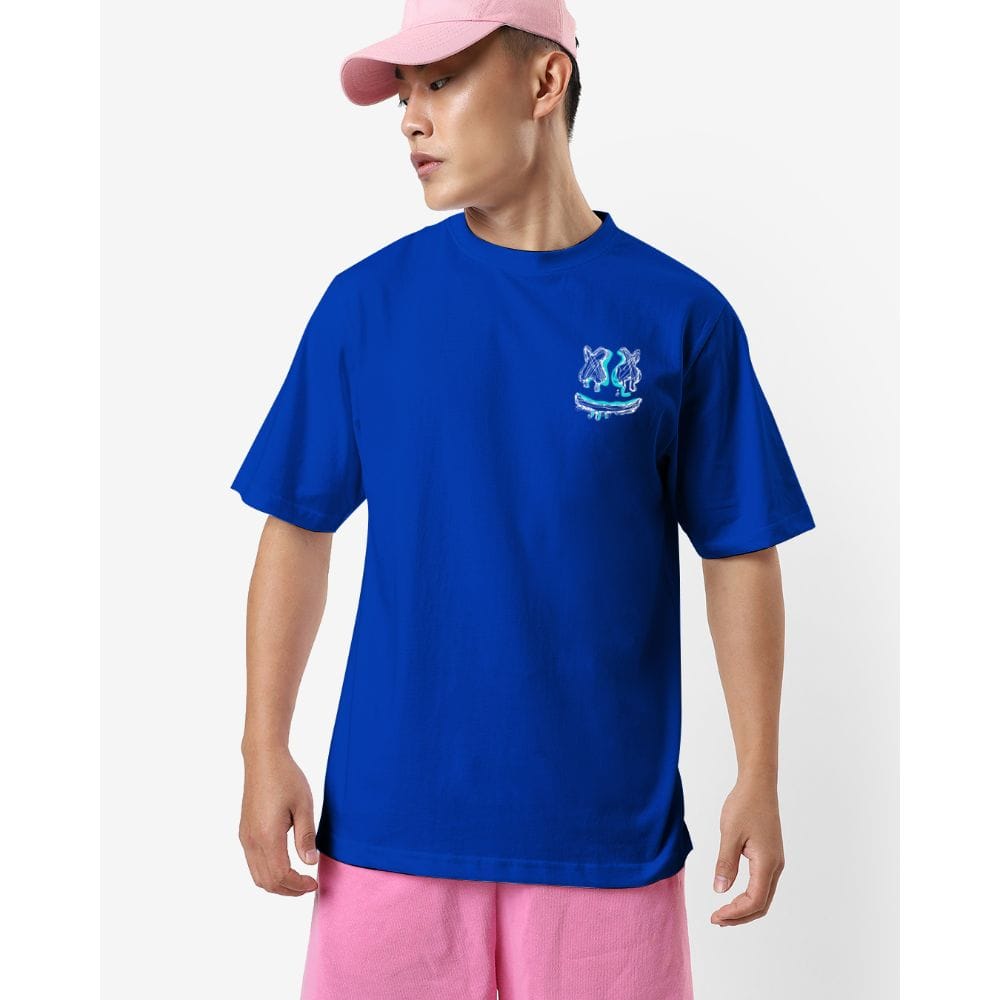 Streetmode Summery Eraser Royal Blue T-Shirt for Men