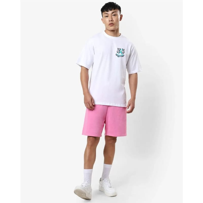 Streetmode Summery Eraser White T-Shirt for Men