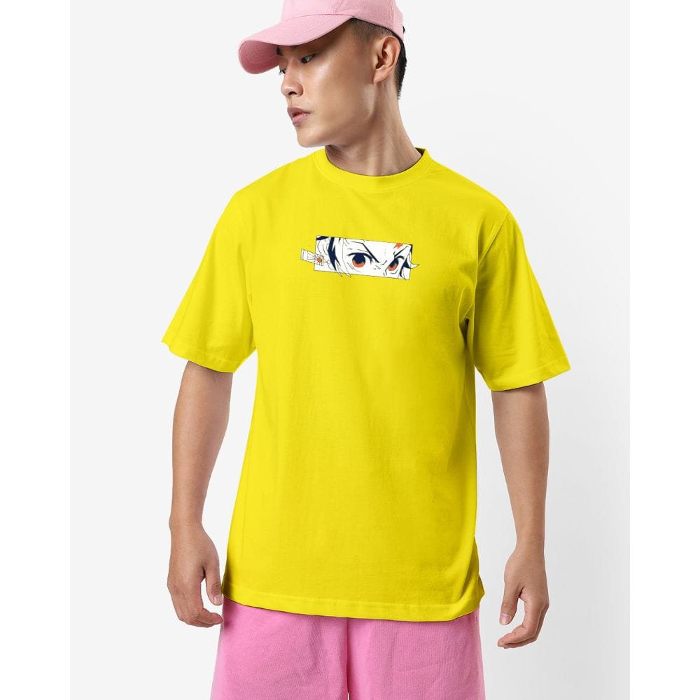 Streetmode Tanjirao Yellow T-Shirt for Men