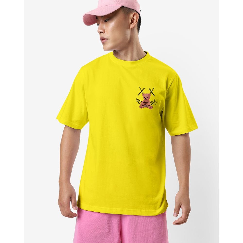 Streetmode Teddy Yellow T-Shirt for Men