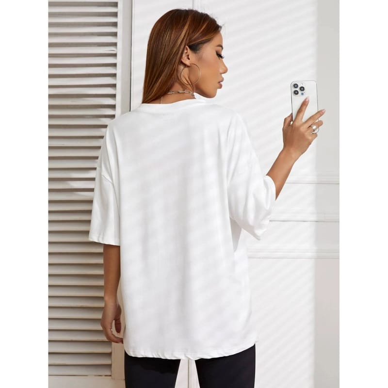 Streetmode Naah White T-Shirt for Women