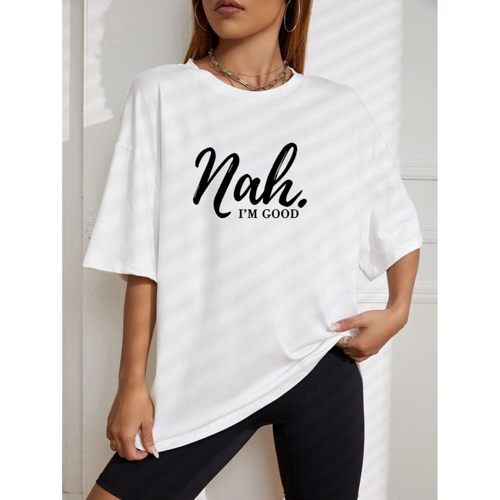 Streetmode Naah White T-Shirt for Women