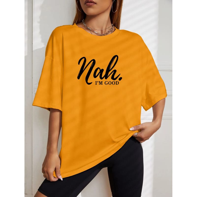 Streetmode Naah Yellow T-Shirt for Women