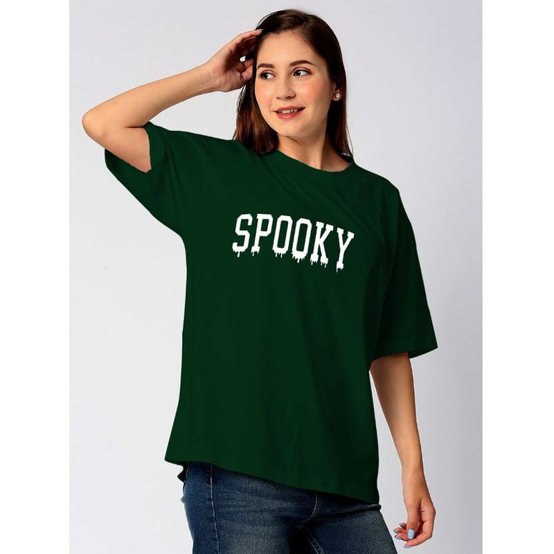 Streetmode Spooky Green T-Shirt for Women