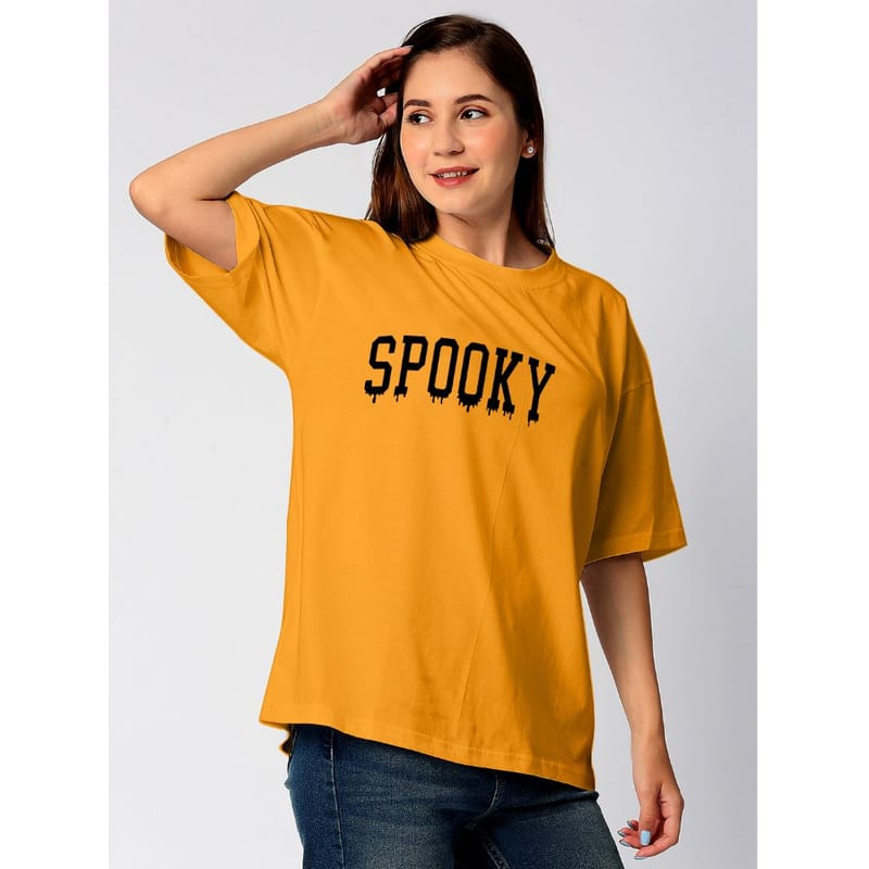 Streetmode Spooky Yellow T-Shirt for Women