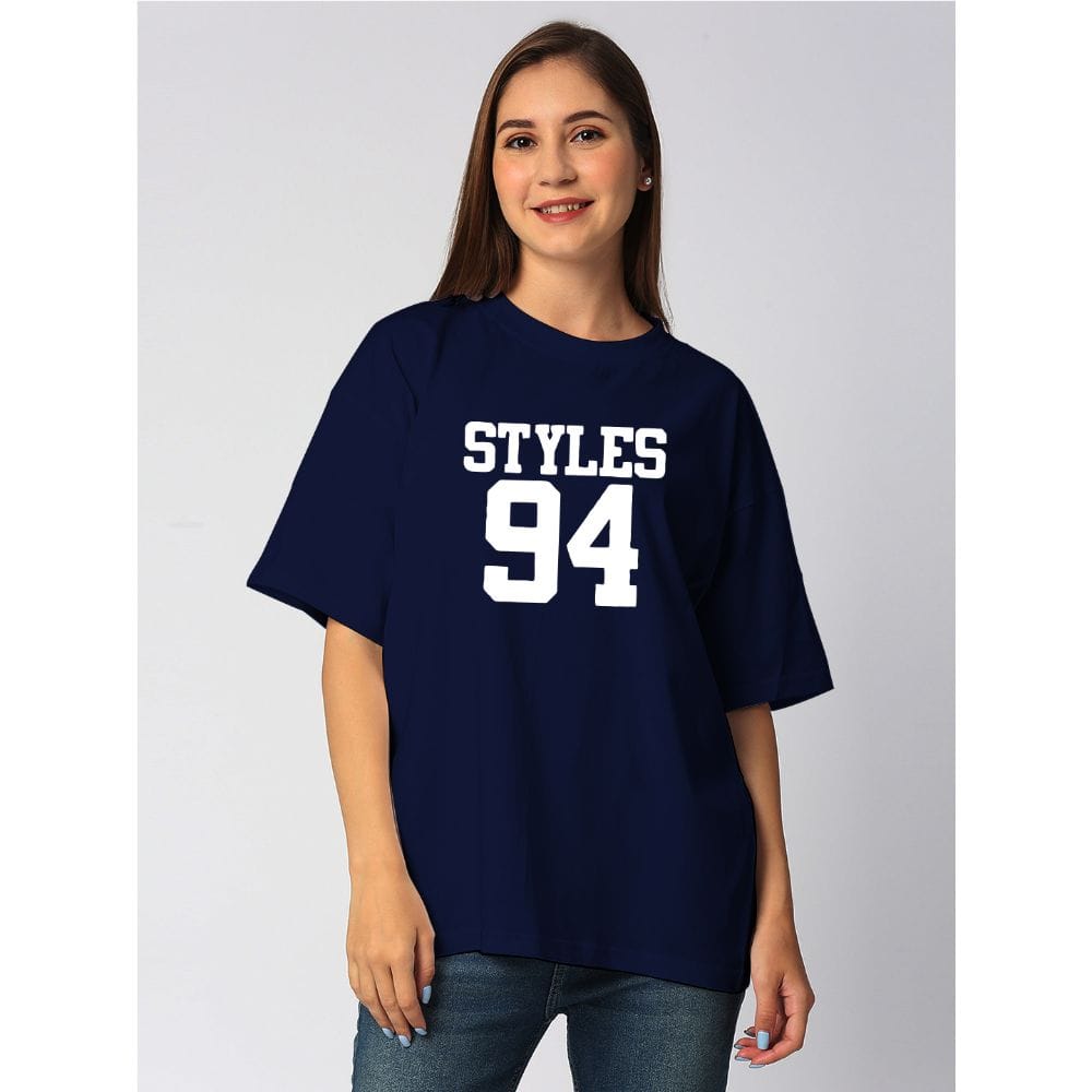 Streetmode Style 94 Navy Blue T-Shirt for Women