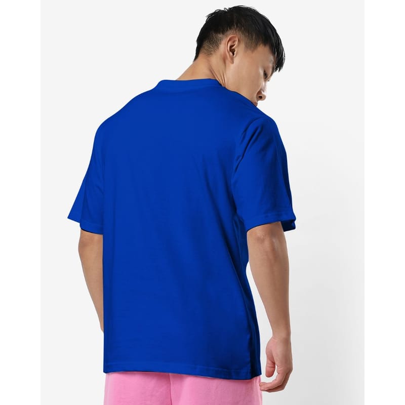 Streetmode Cross Smile Royal Blue T-Shirt for Men