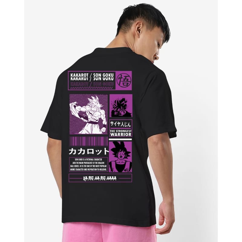 Streetmode Goku Black T-Shirt for Men