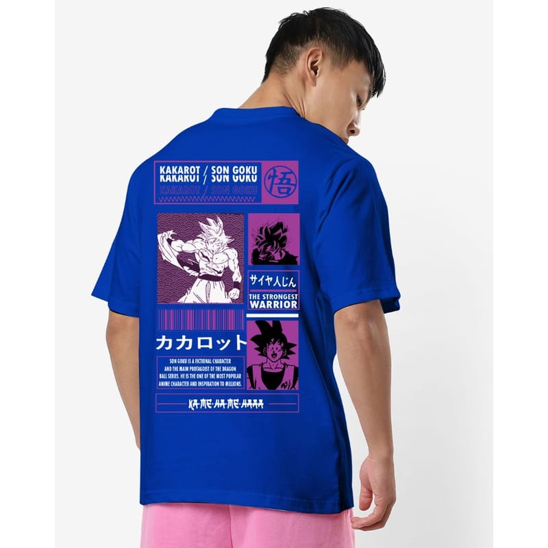 Streetmode Goku Royal Blue T-Shirt for Men