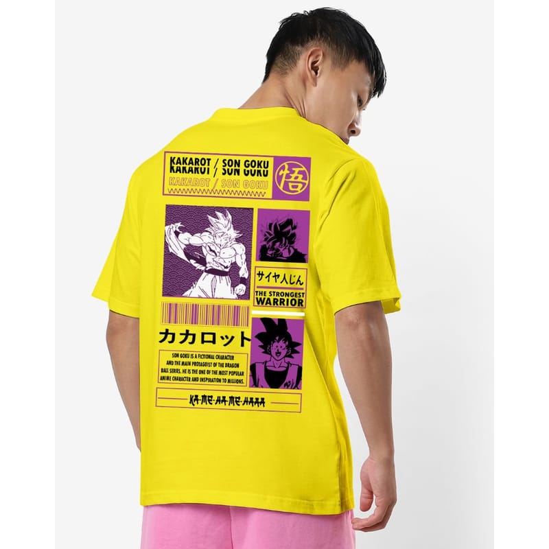 Streetmode Goku Yellow T-Shirt for Men