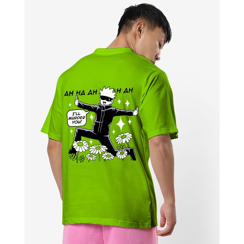 Streetmode I'll Murder You Green T-Shirt for Men