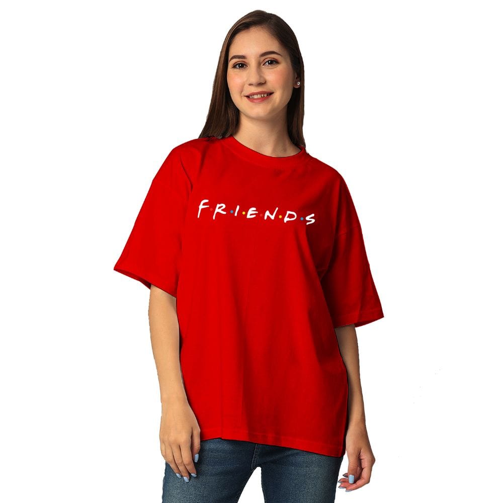 Streetmode Friends Red T-Shirt for Women