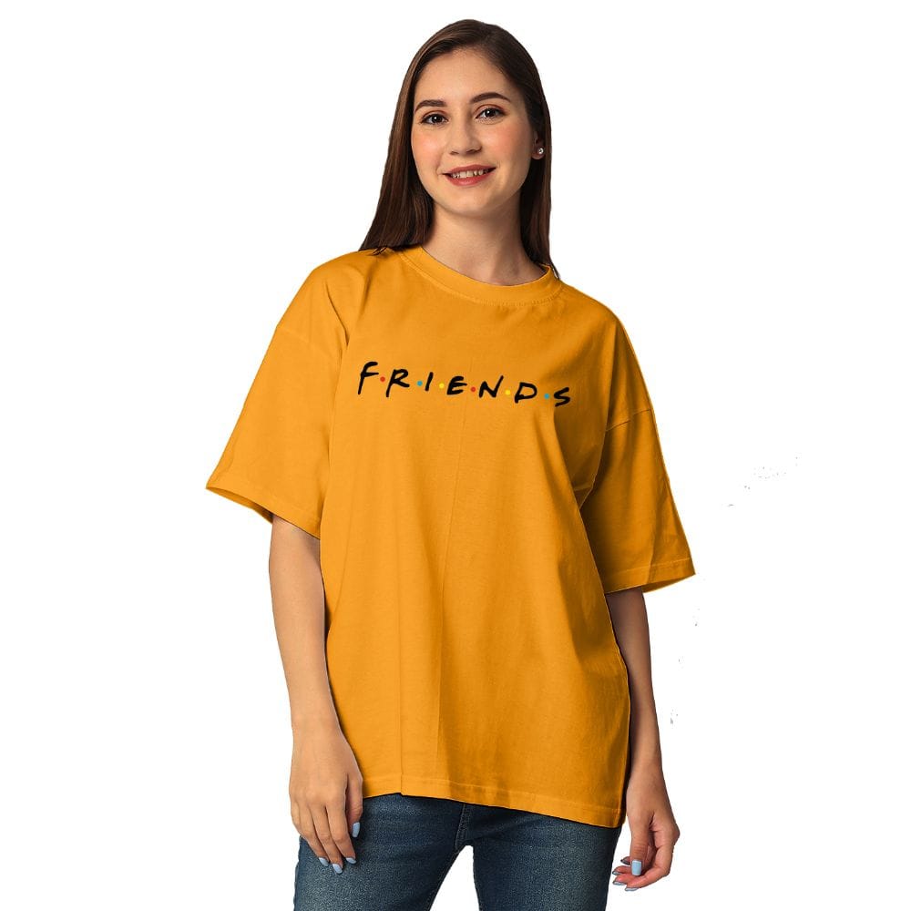 Streetmode Friends Yellow T-Shirt for Women