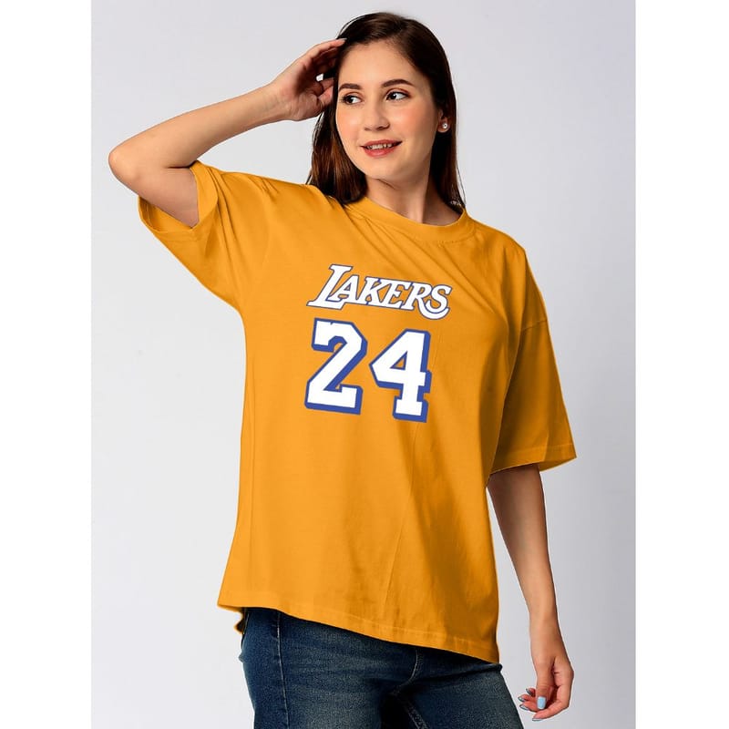 Streetmode Lakers Yellow T-Shirt for Women